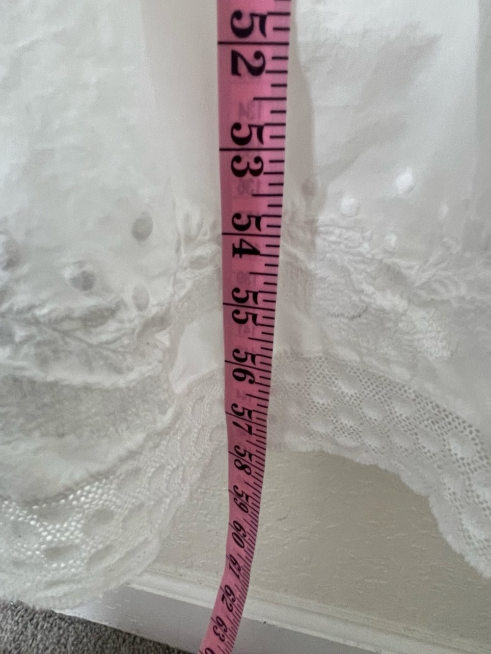 LOVESHACKFANCY Tiered Maxi Dress Laced Size M White Cottagecore Prairie Cotton - Picture 8 of 15